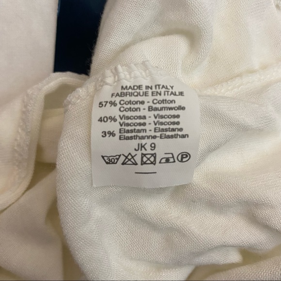 NWT Brandy Melville White Long Sleeve Crop Top - Picture 4 of 4